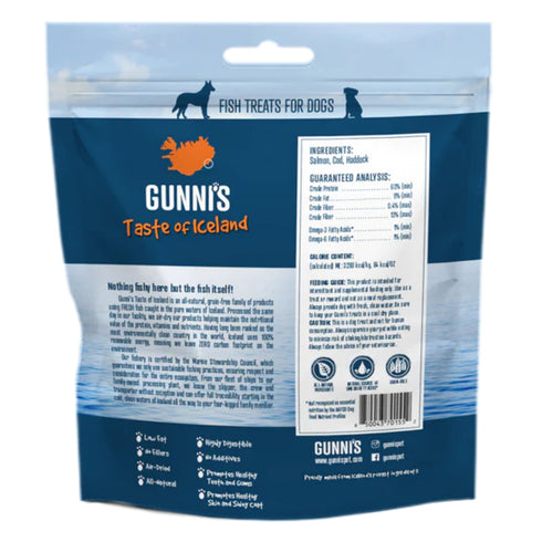 Gunni's Pet Salmon Baby Bites Dog Treats 2.5oz - Poudre Pet and Feed Supply